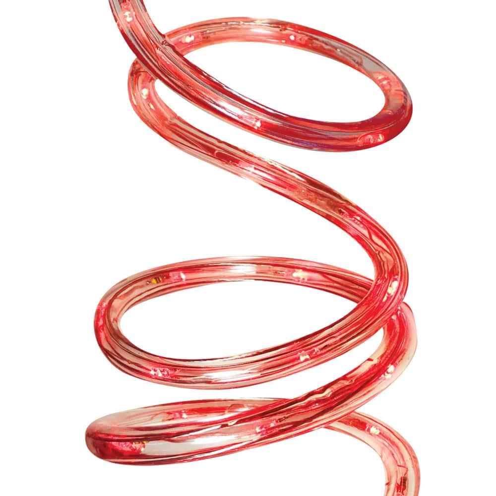 12 ft. 72-Light Red Round Rope LED Light - Hercitys