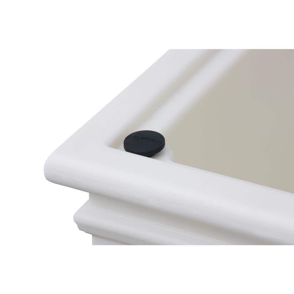 30 in. White Covington Trough - Hercitys