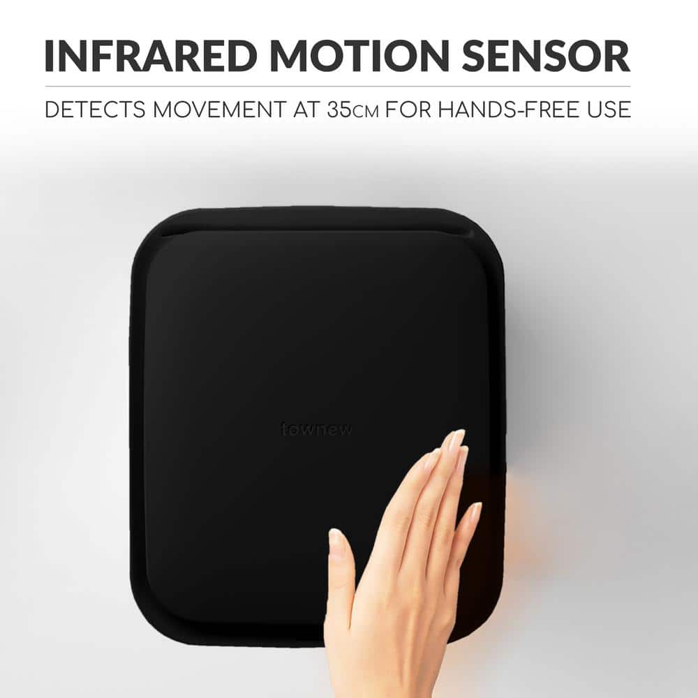 4.1 Gal. Black Smart Trash Can - Hercitys