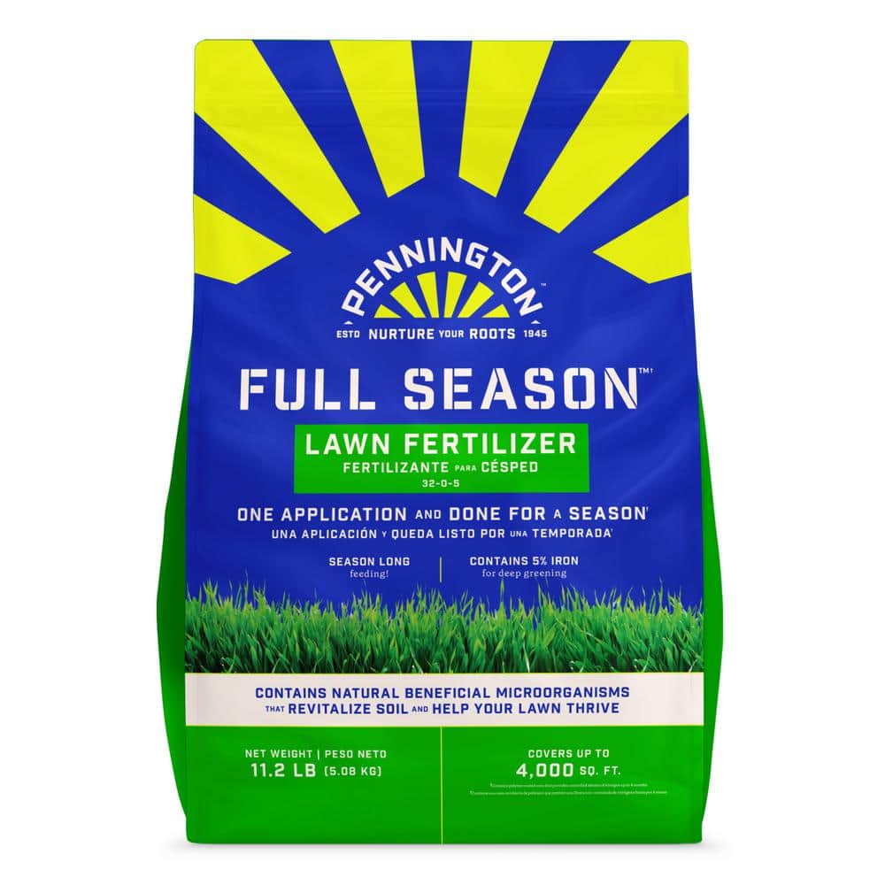 11.2 lbs. 4,000 sq. ft. Full Season Lawn Fertilizer Granules 32-0-5 - Hercitys