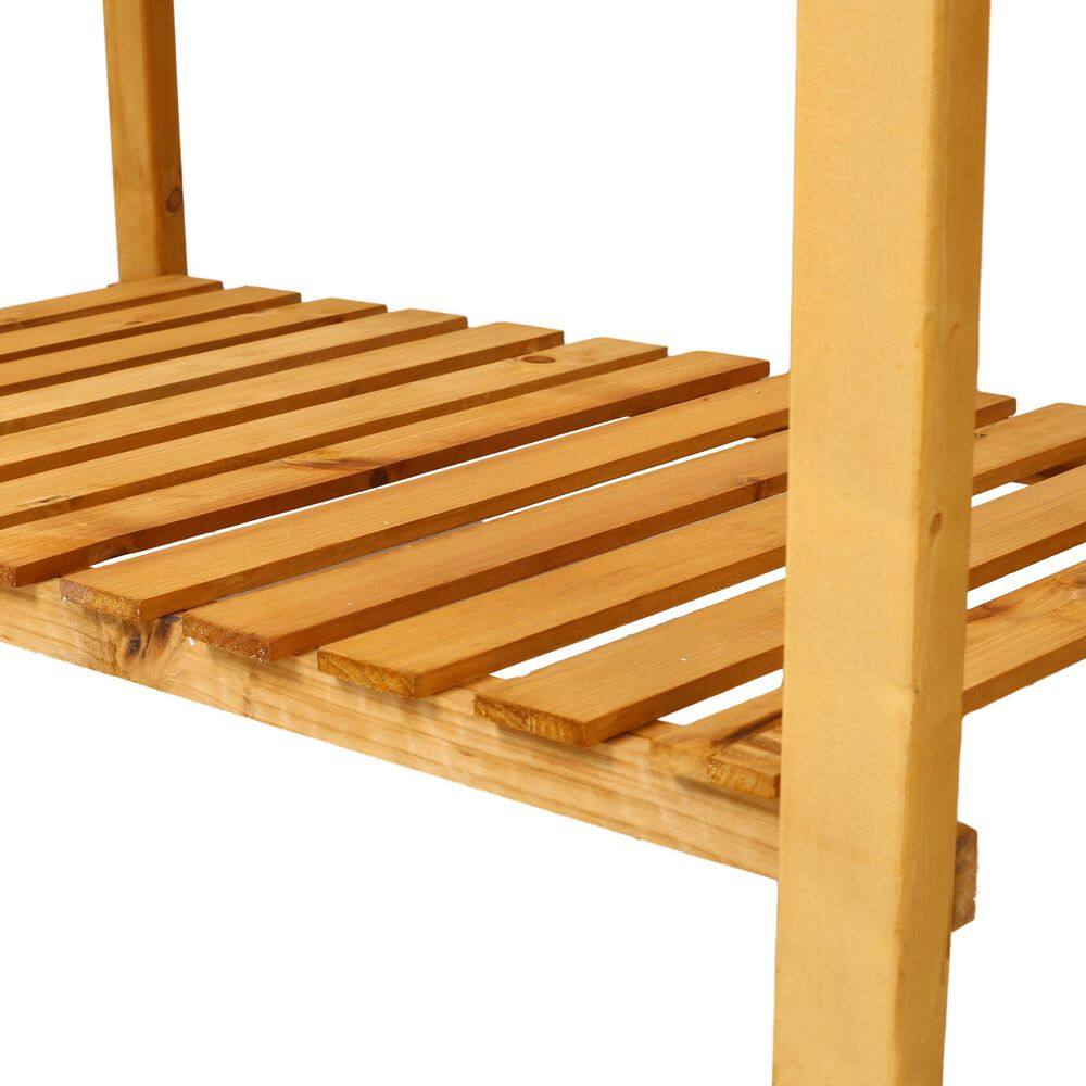 49 in. x 22 in. x 32 in. Raised Garden Bed, Wood Elevated Planter Box with 8 Grids Divider and Protective Liner, Brown - Hercitys