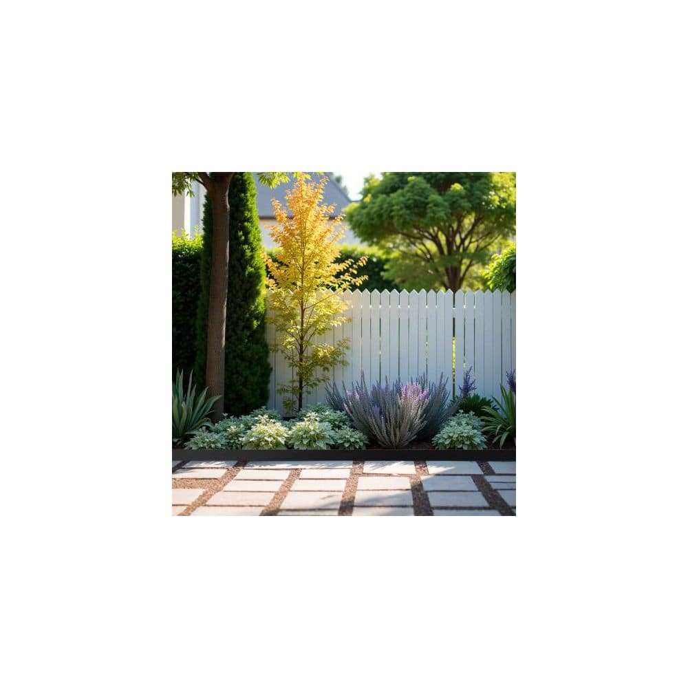 42 in. x 5 in. x 0.2 in. Black Steel Landscape Edging with Rust-Resistant and Waterproof Metal Border (2-Piece) - Hercitys