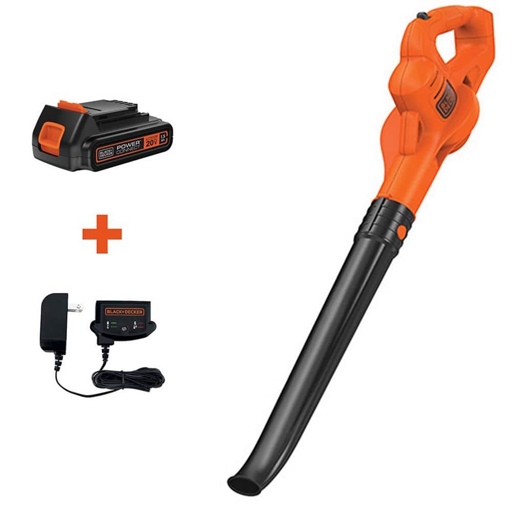20V MAX 130 MPH 100 CFM Cordless Battery Powered Handheld Leaf Blower Kit with (1) 1.5Ah Battery & Charger - Hercitys