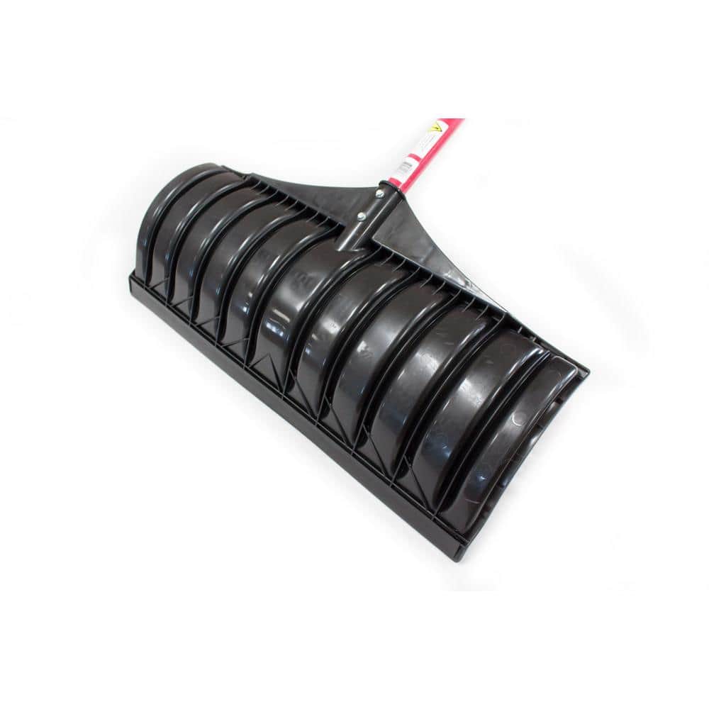 27 in. Fiberglass D-Grip Handle Snow Pusher - Hercitys