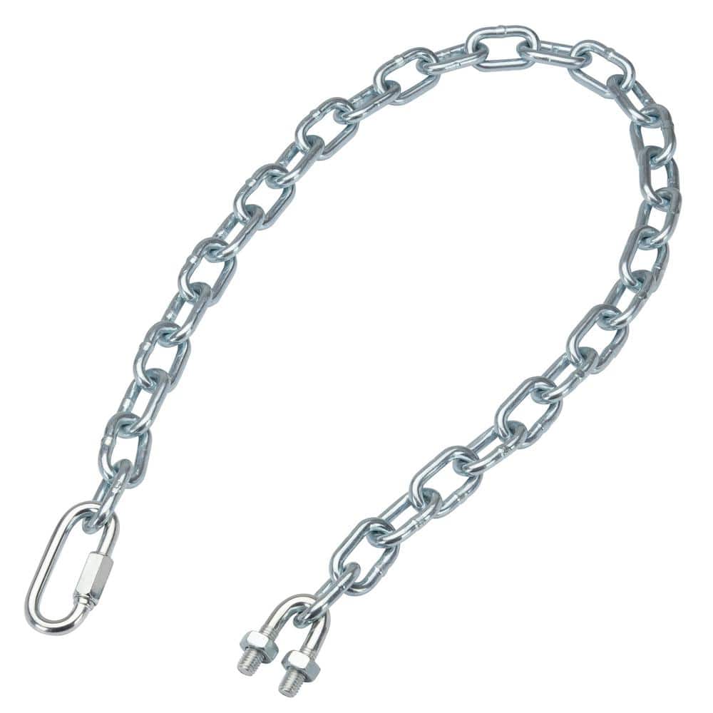 36 in. Towing Safety Chain with U-Bolt and Quick Link 5000 lbs. - Hercitys