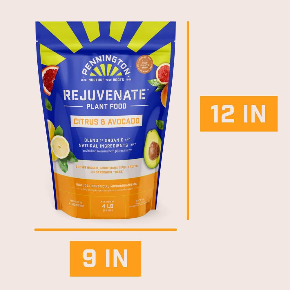 4 lbs. Rejuvenate Citrus and Avocado Plant Food 5-3-4 - Hercitys