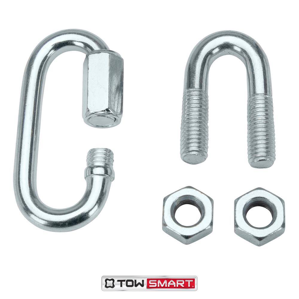36 in. Towing Safety Chain with U-Bolt and Quick Link 5000 lbs. - Hercitys