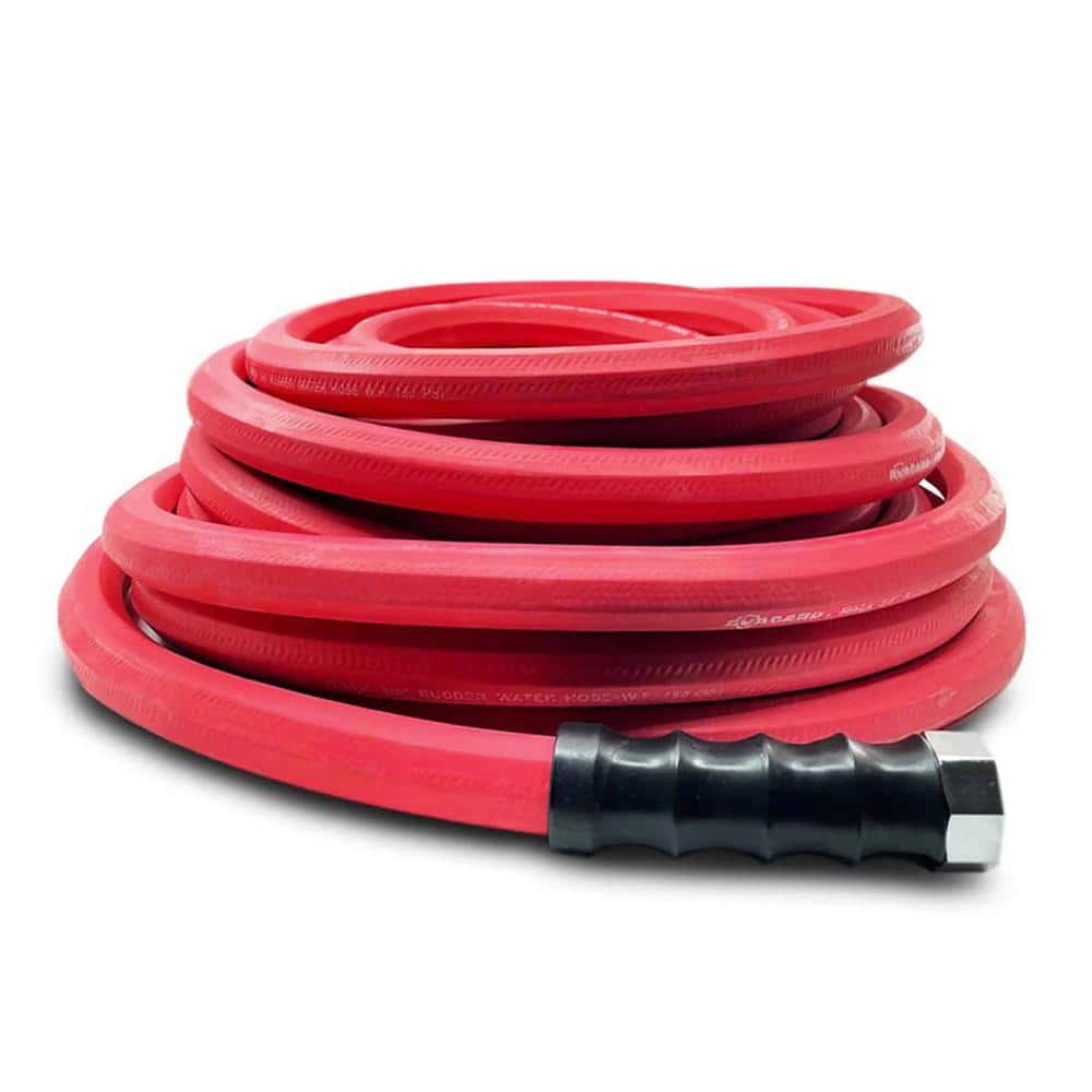 3/4 in. x 100 ft. Heavy-Duty Rubber Water Hose - Hercitys