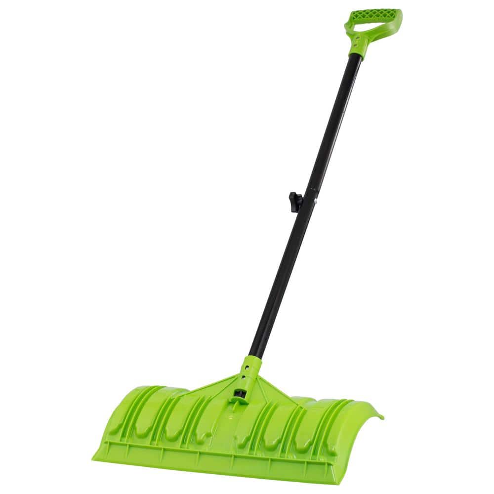21 in. Blade, 35 in. Handle, Snow Pusher Shovel - Hercitys