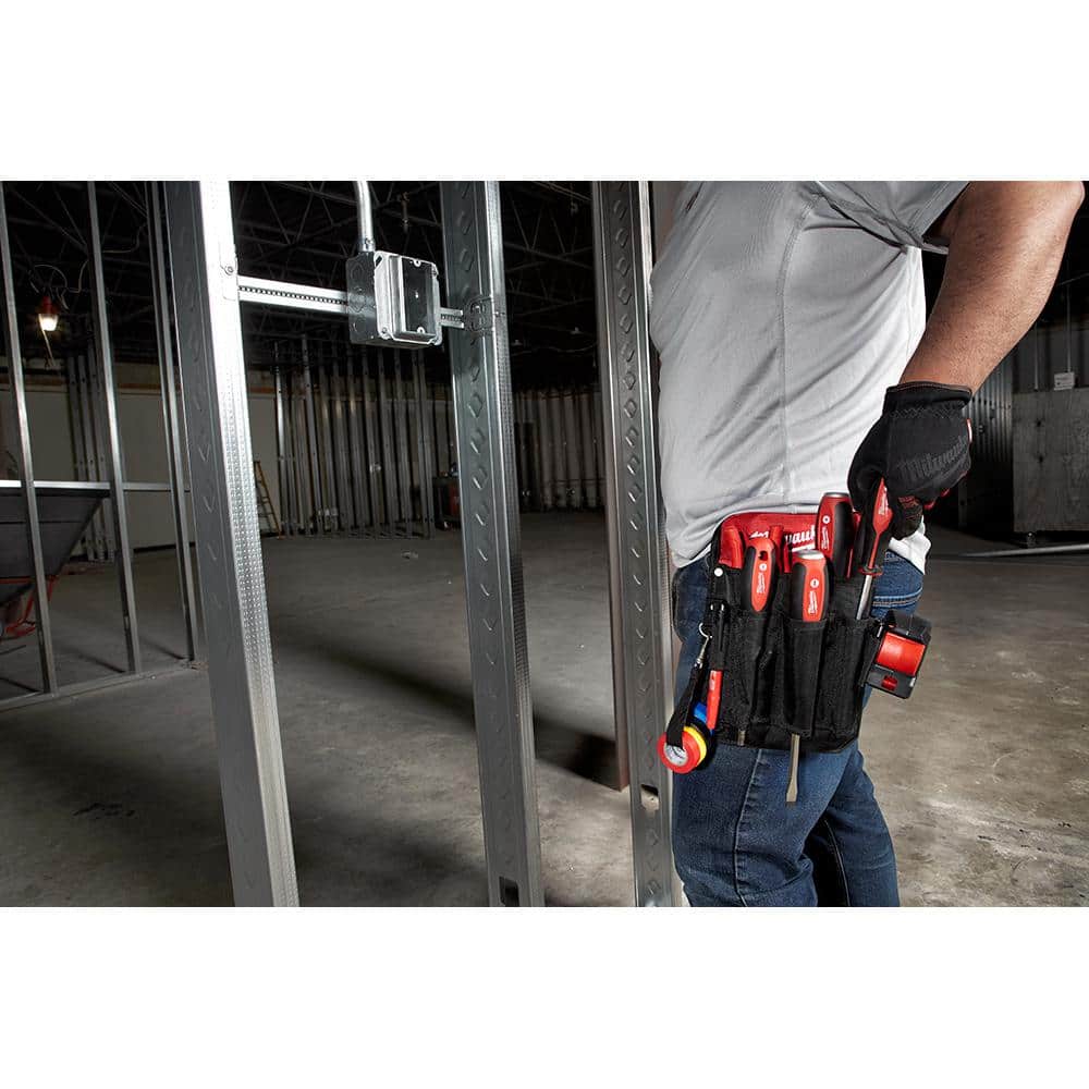 15 in. PACKOUT Tool Bag/Tote with Screwdriver Set (11-Piece) - Hercitys