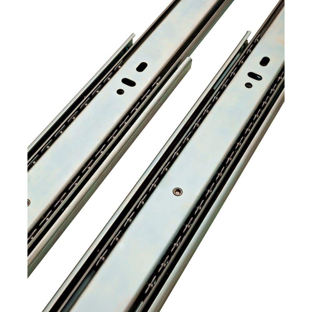 1 Pair 20 in. Full Extension Side Mount Ball Bearing Drawer Slide Set 1-Pair (2 Pieces) - Hercitys