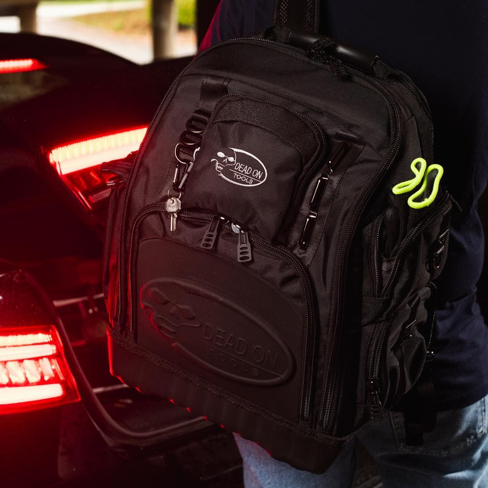 17 in. Destroyer Tech Pack Backpack Tool Pack with 34 Total Pockets - Hercitys