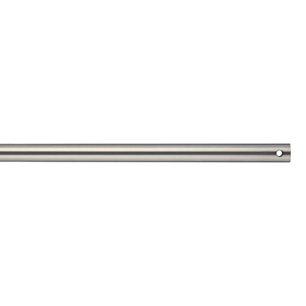 48 in. Brushed Steel Extension Downrod, 1/2 in. Inside Diameter - Hercitys