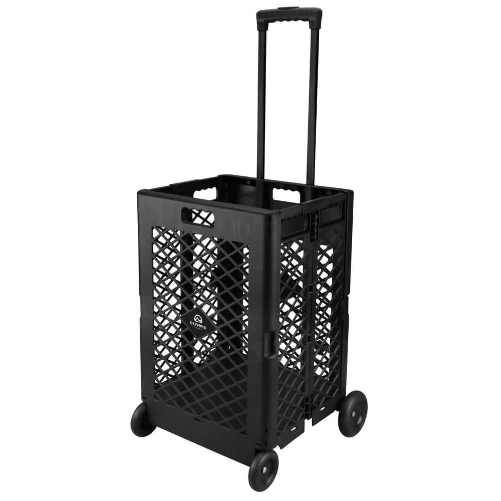 17 in. W Mesh Rolling Utility Cart - Hercitys