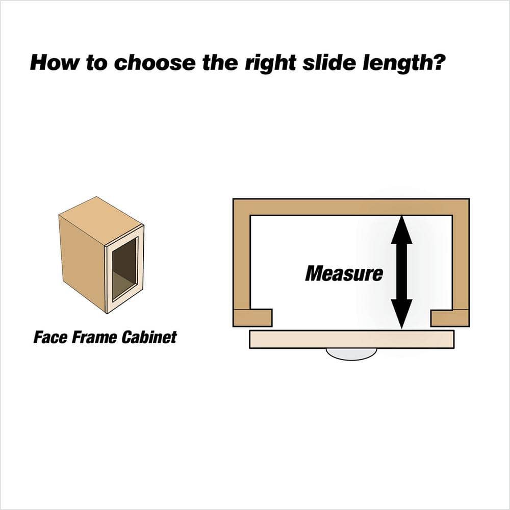 22-7/8 in. (581 mm) 3/4 Extension Center Undermount Ball Bearing Drawer Slide - Hercitys