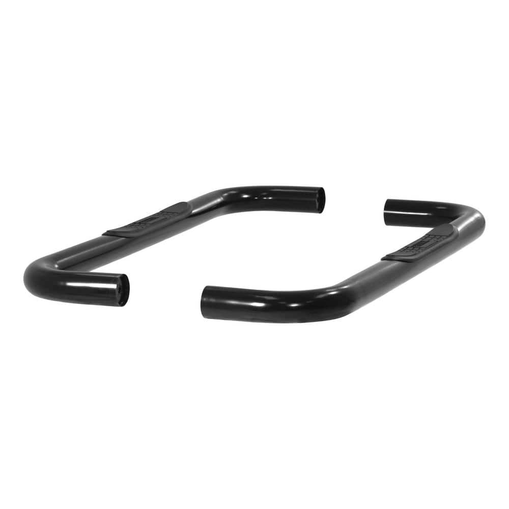 3-Inch Round Black Steel Nerf Bars, No-Drill, Select Dodge Ram 1500, 2500, 3500 - Hercitys