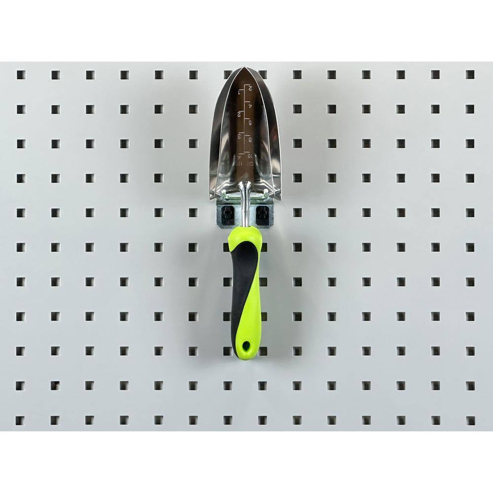 3 in. Double Rod 30 Degree Bend 3/16 in. Dia Zinc Plated Steel Pegboard Hook (5-Pack) - Hercitys