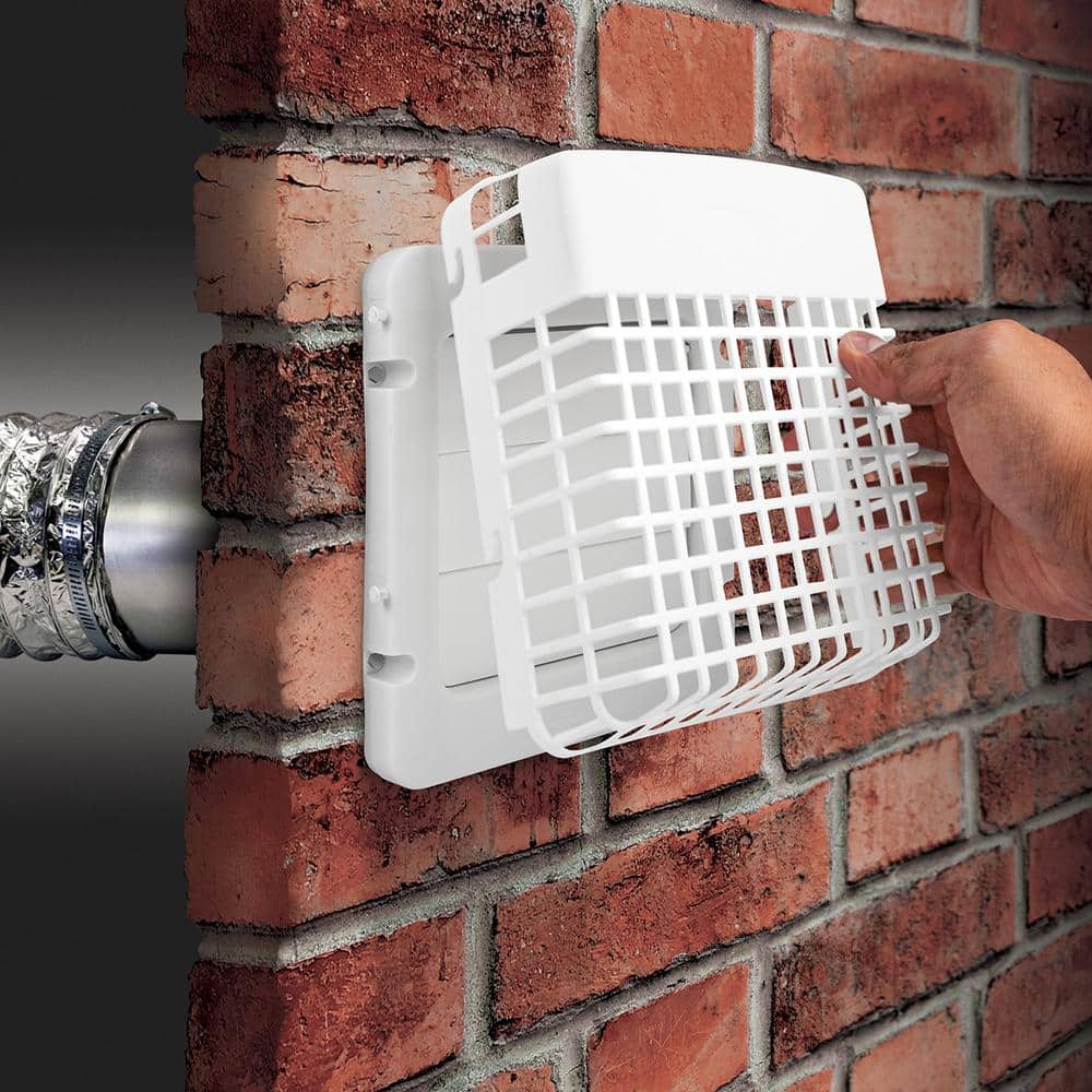 4 in. x 8 ft. Dryer Vent Kit with Guard - Hercitys