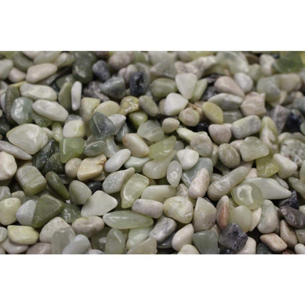 3/8 in. Polished Jade Gravel (20 lbs. Bag) - Hercitys