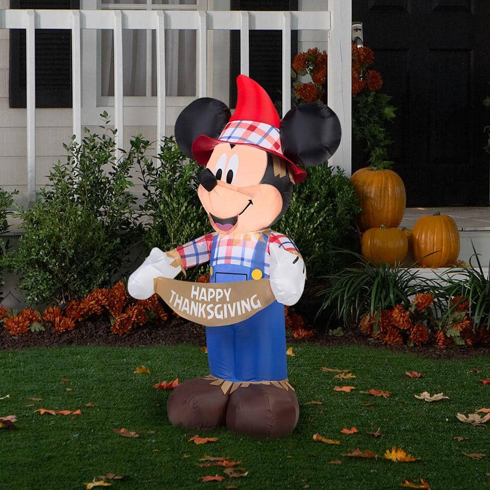 3.5 ft. H Inflatable Mickey as Scarecrow - Hercitys
