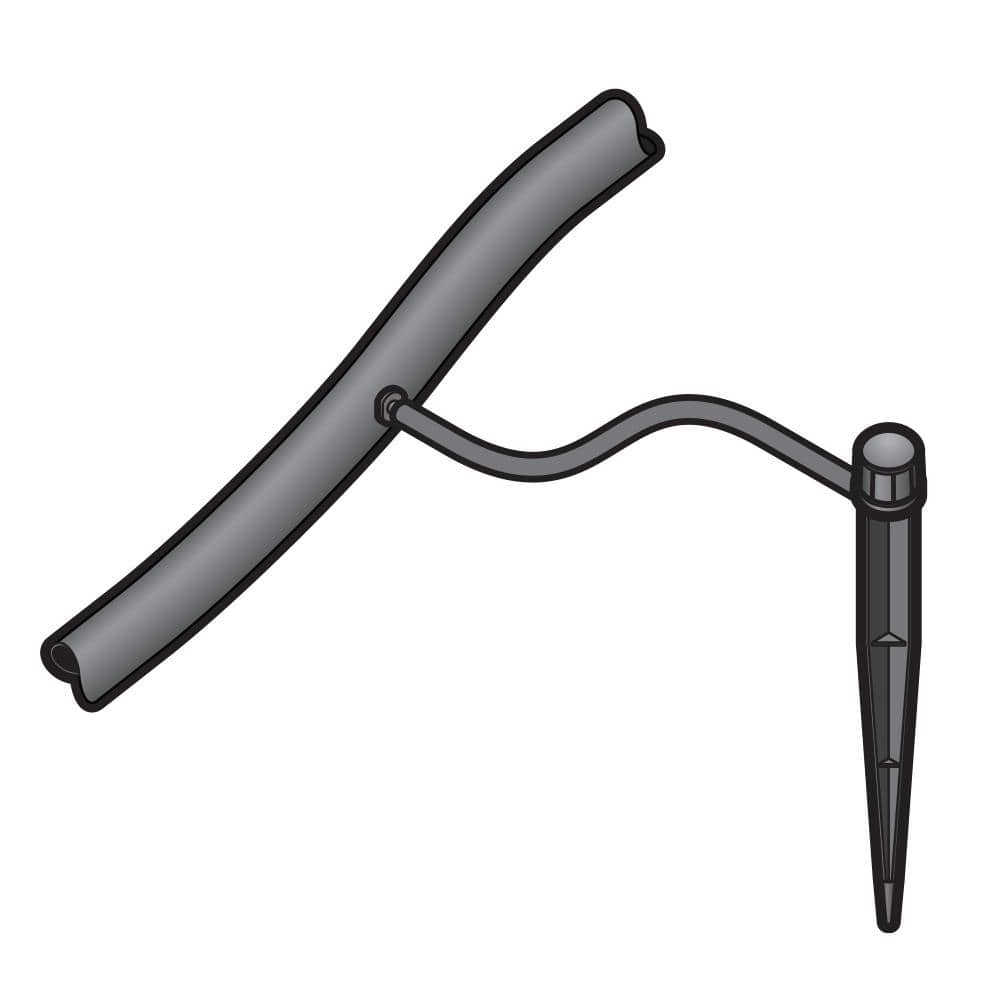 0-30 GPH Adjustable Bubbler on Spike 360° (25-Pack) - Hercitys