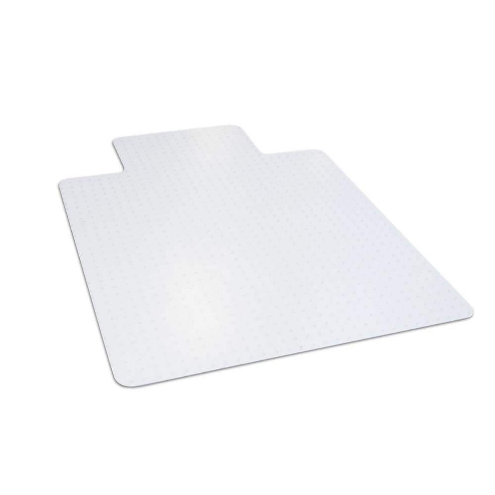 36 in. x 48 in. Clear Office Chair Mat with Lip for Low Pile Carpet - Hercitys