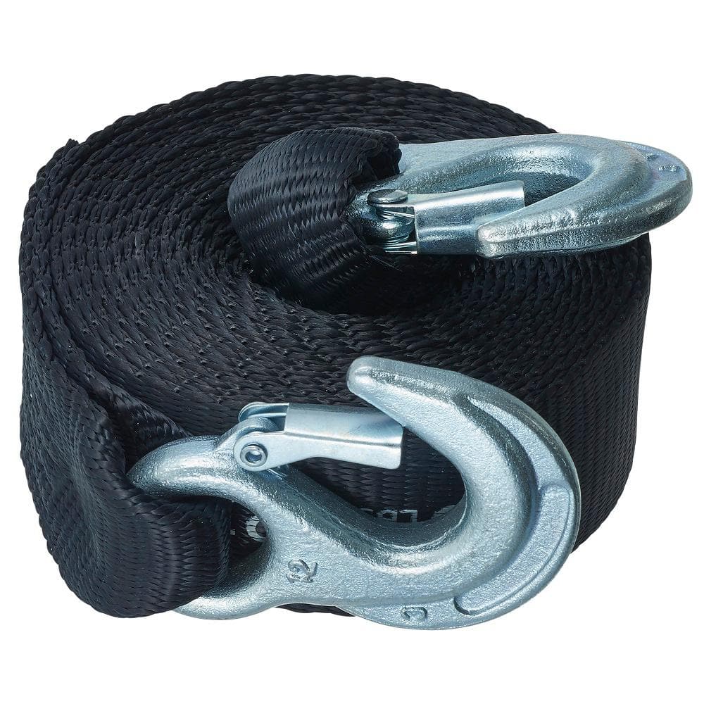 2 in. x 15 ft. Tow Strap with Hooks - Hercitys