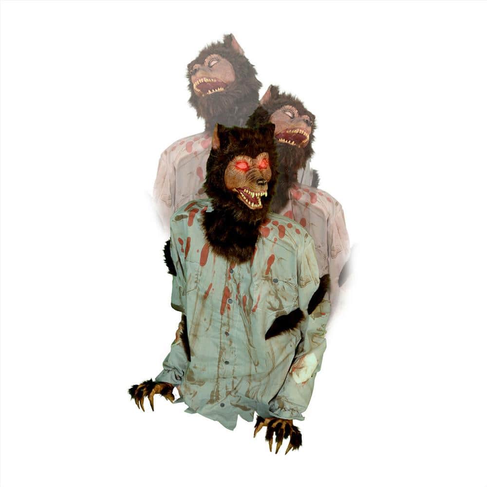 31 in. Howler by Tekky, Premium Halloween Animatronic - Hercitys