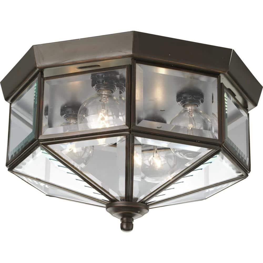 Shop By Department/Lighting & Ceiling Fans/Flush Mount Lighting/Bronze Flush Mount Lights - Hercitys