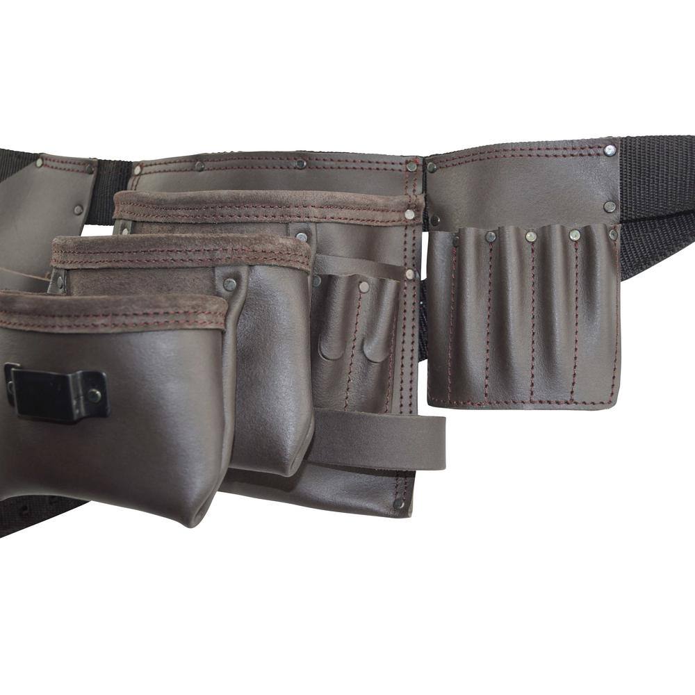 18-Pocket Electricians Tool Apron with Oil Tanned leather - Hercitys