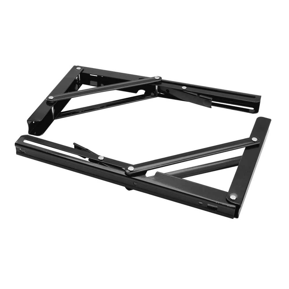 2 in. H Metal 330 lb. Load Capacity Folding Shelf Bracket, Heavy Duty and Space-Saving Design (2-Pack) - Hercitys