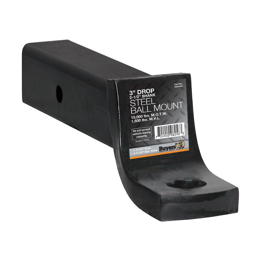 2-1/2 in. Ball Mount with 3 in. Drop - Hercitys
