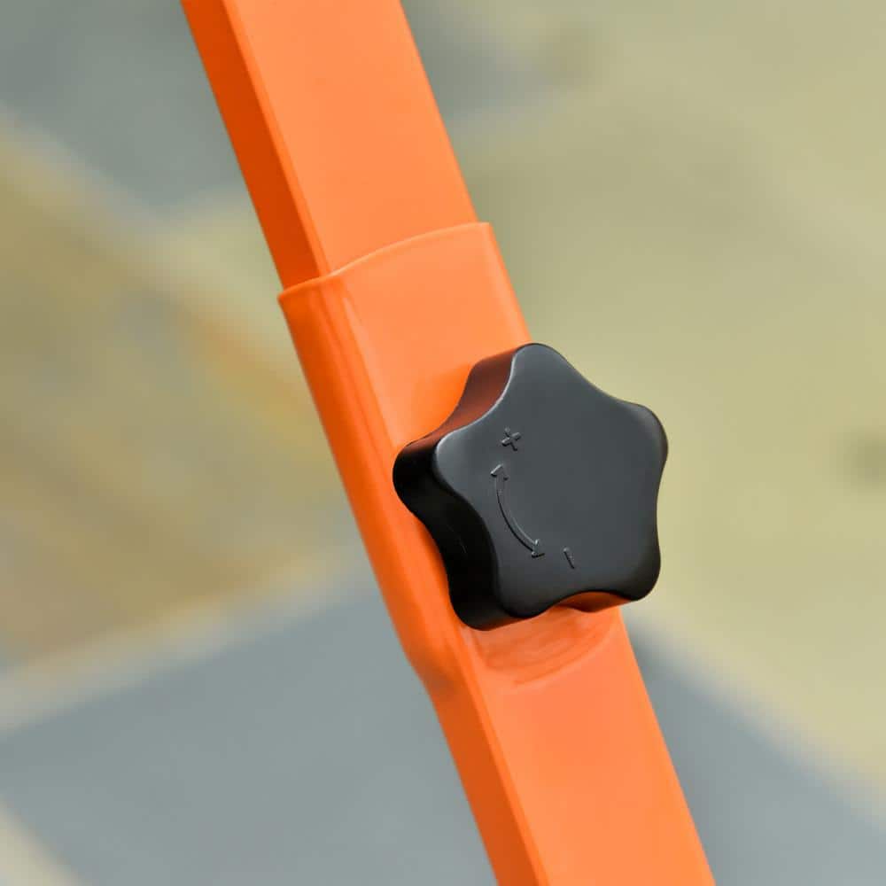 40.25 in Steel Handle Steel Snow Shovel, Snow Shovel with Wheels, Cushioned Adjustable Angle Handle Snow Removal Tool - Hercitys