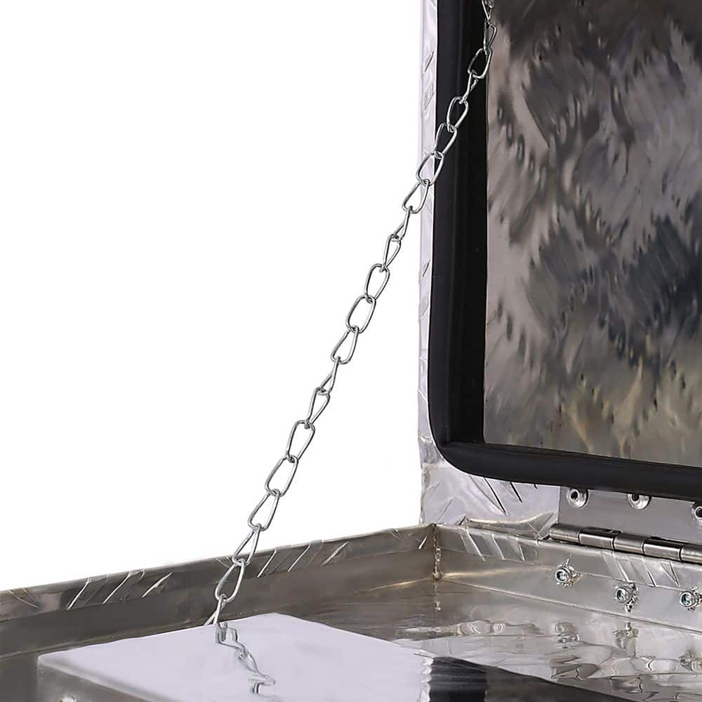 31 Gal. Black Aluminum Deck Box - Hercitys