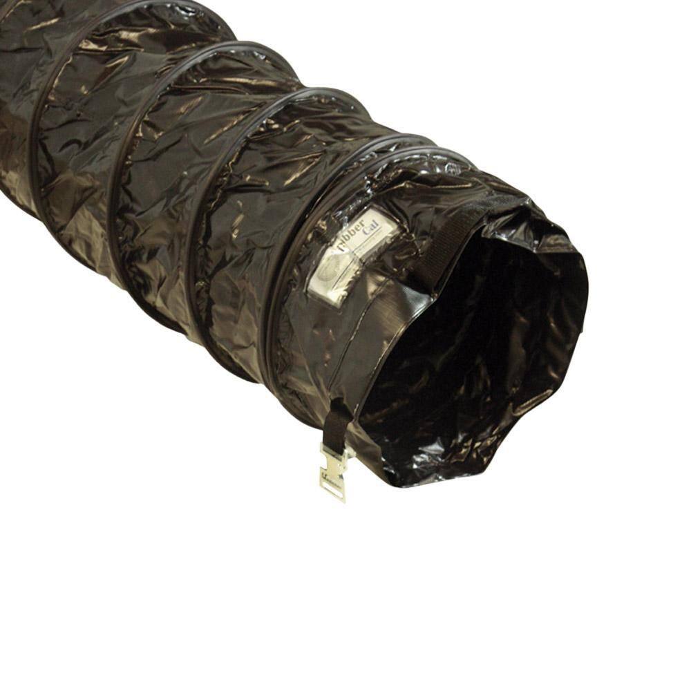 12 in. D x 25 ft. Coil Flexible Ducting Air Ventilator Black - Hercitys