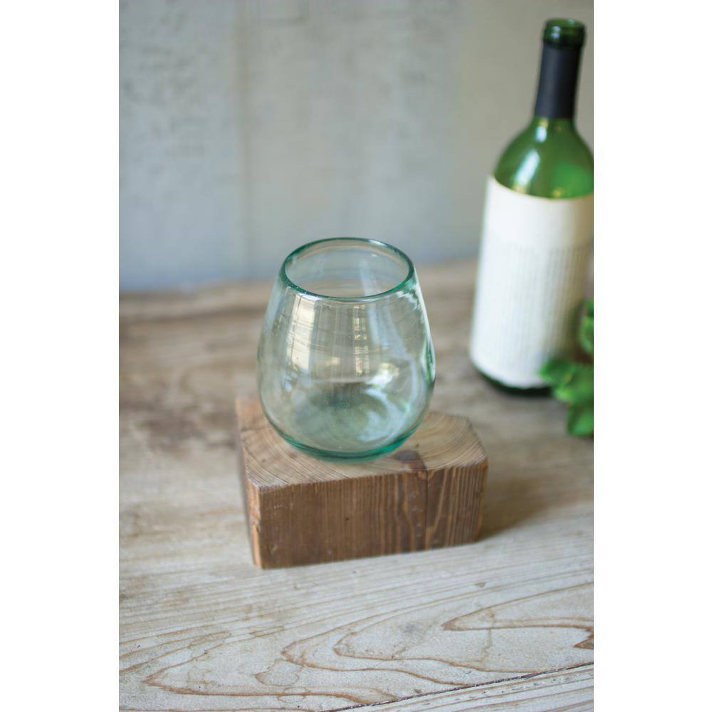 18 oz. Stemless Wine Clear Glasses (Set of 6) - Hercitys