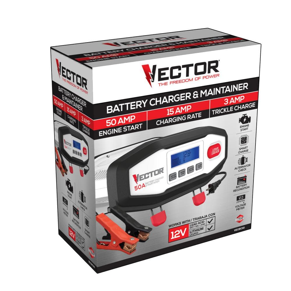 50 Amp Battery Charger/Maintainer - Hercitys