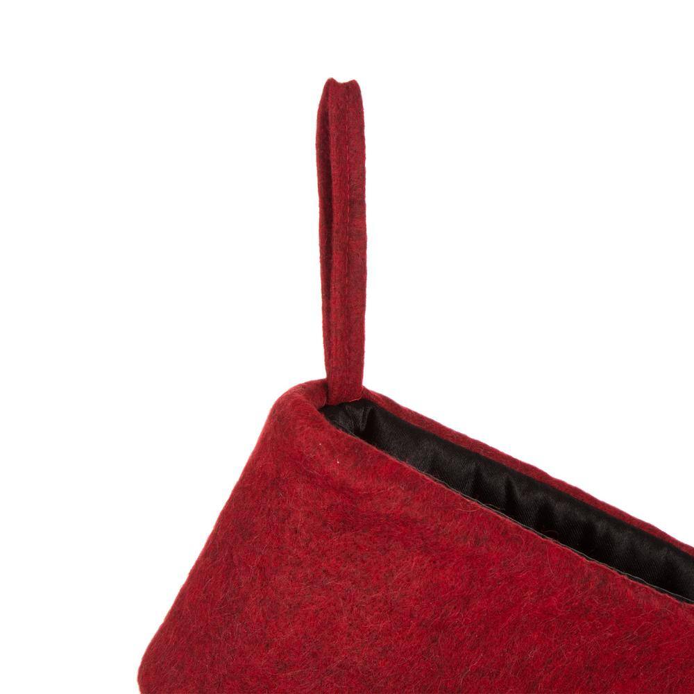 48 in. D Black and White Plaid Fabric Christmas Tree Skirt and 2-Pack 20 in. Stocking (Set of 3) - Hercitys