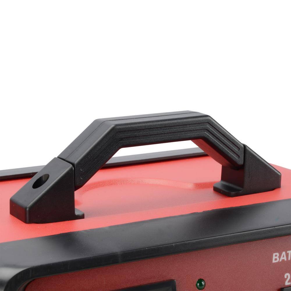 4.5 ft. 12-Volt Car-To-Car Battery Charger with Self-Resetting Circuit Breaker and Heavy-Duty Nickel Plated Clamps - Hercitys