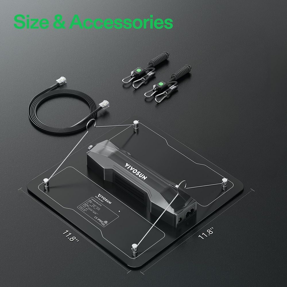 100-Watt LED Grow Light With Full Spectrum Diodes, Warm White - Hercitys