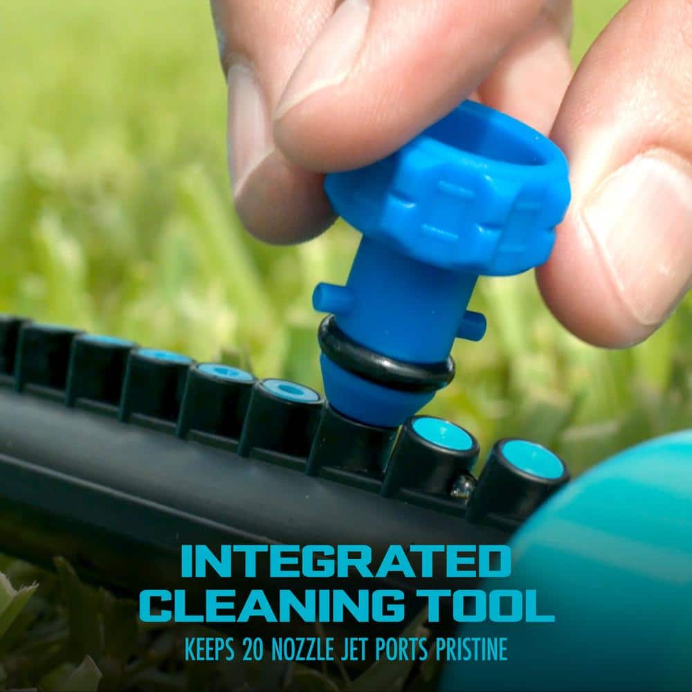 4,400 sq. ft. Coverage Indestructible Jumbo Metal Base Oscillating Sprinkler - Hercitys