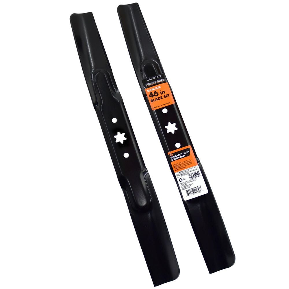 46 in. 2-Blade Set for Many Cut MTD, Cub Cadet, Troy-Bilt, Craftsman Mowers Replaces OEM #’s 942-04290,742-04290 - Hercitys