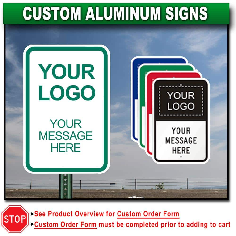 10 in. x 14 in. Custom Aluminum Sign - Hercitys