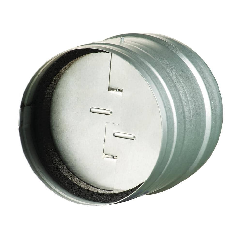 4 in. Galvanized Back-Draft Damper with Rubber Seal - Hercitys