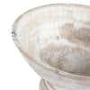 35 fl. oz. 9.75 in. White Mango Wood Serving Bowls (Set of 1) - Hercitys
