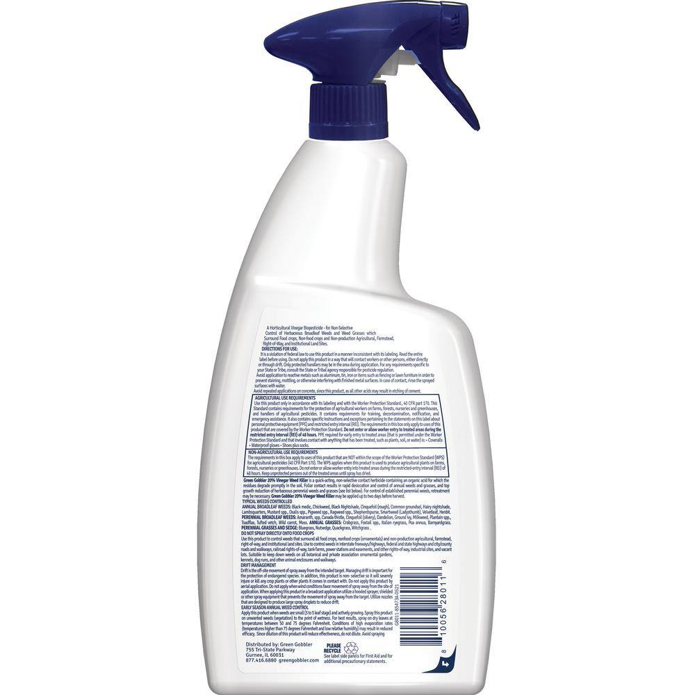 32 fl. oz. 20% Vinegar Weed Killer - Hercitys