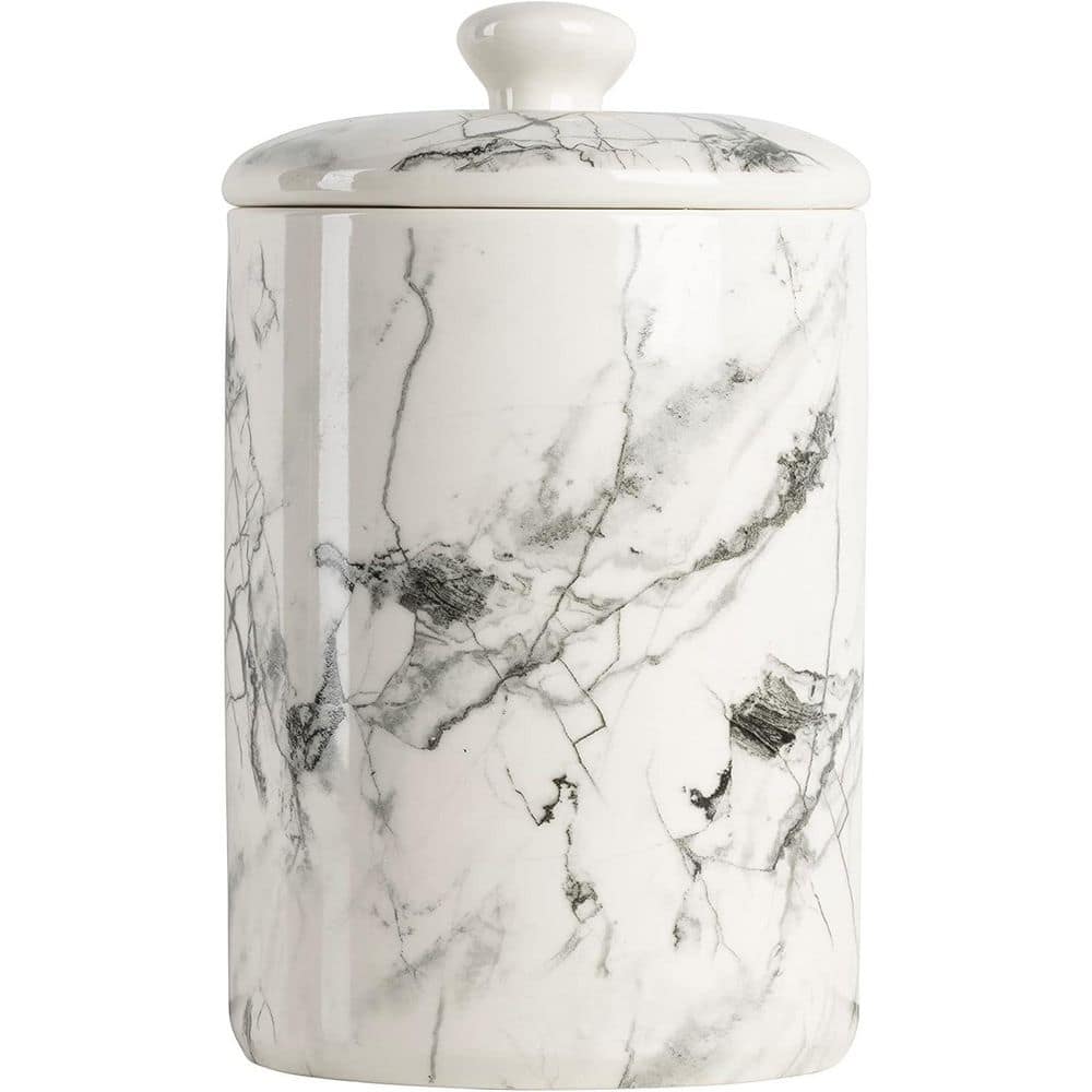 3 Piece Set Ceramic Marble Kitchen Canister - Hercitys