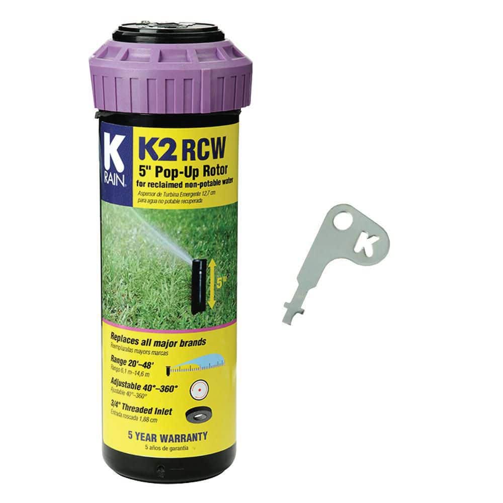 5 in. K2 Smartset Reclaim Water Gear Drive Pop-Up,Rotary Sprinkler - Hercitys