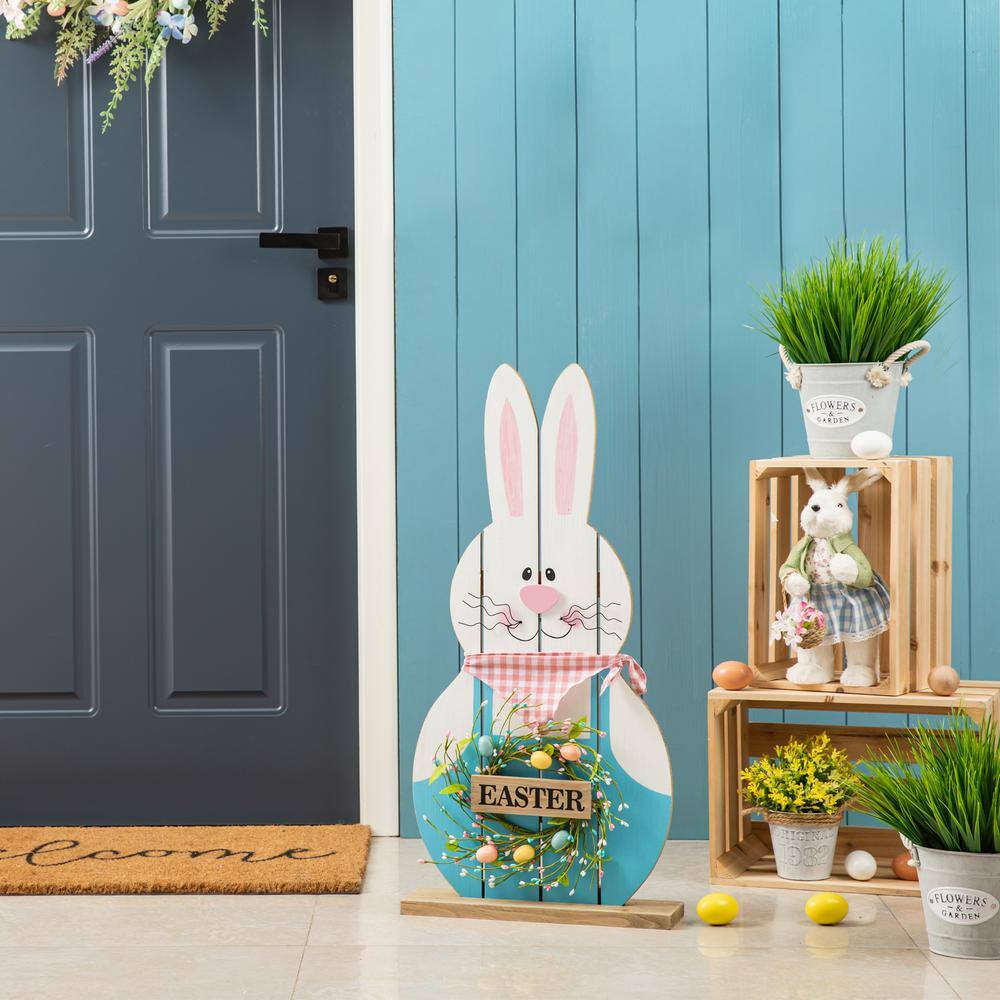 30 in.H Easter Wooden Bunny Porch Decor - Hercitys