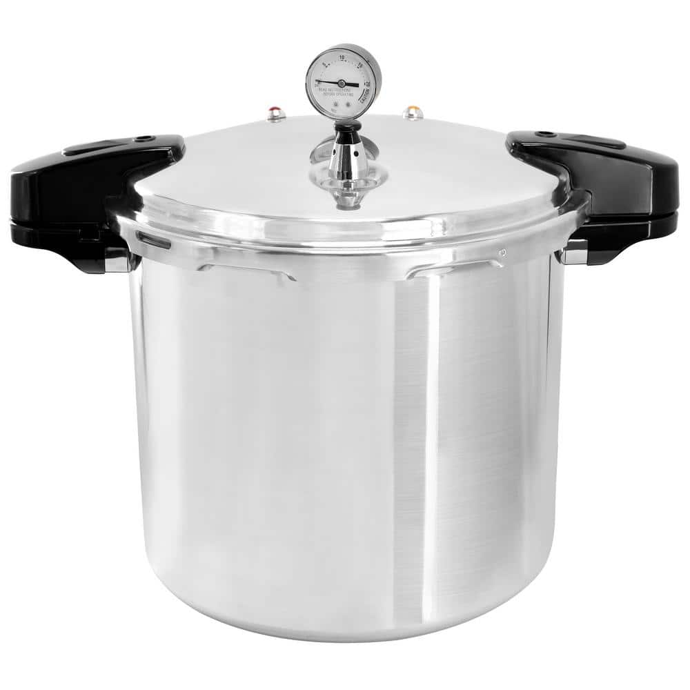 24 Qt. Aluminum Stove-Top Pressure Cooker - Hercitys